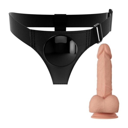Страпон на ремені Pretty Love Harness Briefs Jerry 7.6